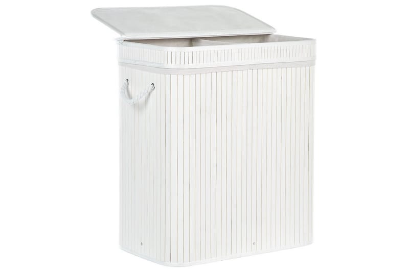 Vasketøjskurve Kalthota Hvid - Hvid - Opbevaring - Opbevaring til småting - Kurve - Flettet kurv & rattankurv