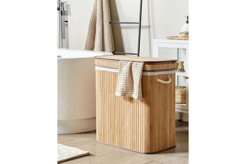 Vasketøjskurve Kalthota Lyst træ - Lyst træ - Hus & renovering - Køkken & bad - Badeværelse - Badeværelsestilbehør