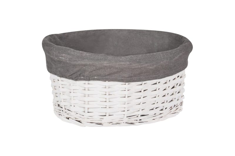 Vasketøjskurve Vakari Grå/hvid - Grå/hvid - Opbevaring - Opbevaring til småting - Kurve - Flettet kurv & rattankurv