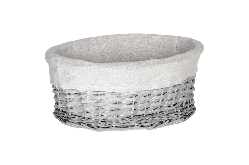 Vasketøjskurve Vakari Hvid/Grå - Hvid/Grå - Opbevaring - Opbevaring til småting - Kurve - Flettet kurv & rattankurv