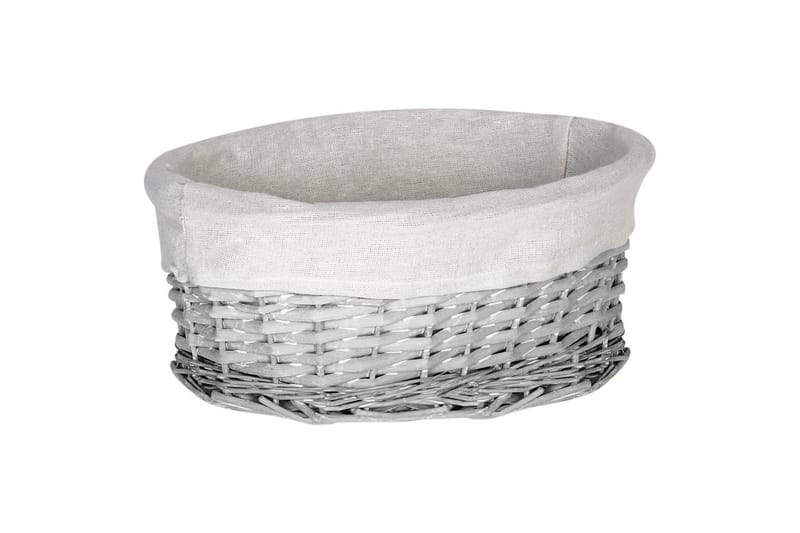 Vasketøjskurve Vakari Hvid/Grå - Hvid/Grå - Opbevaring - Opbevaring til småting - Kurve - Flettet kurv & rattankurv