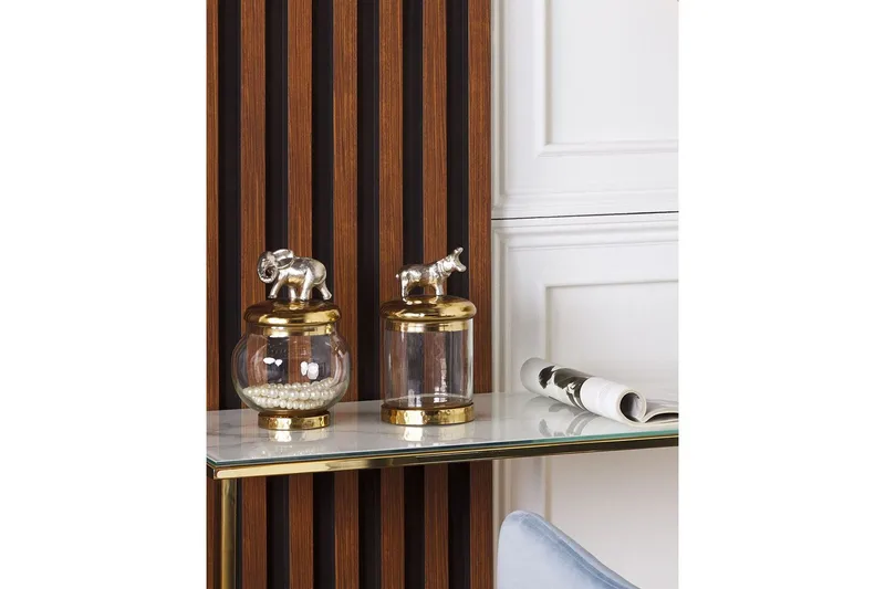 Lille badeværelsesskab Laki sæt af 2 - Opbevaring - Opbevaring til småting - Kurve & kasser