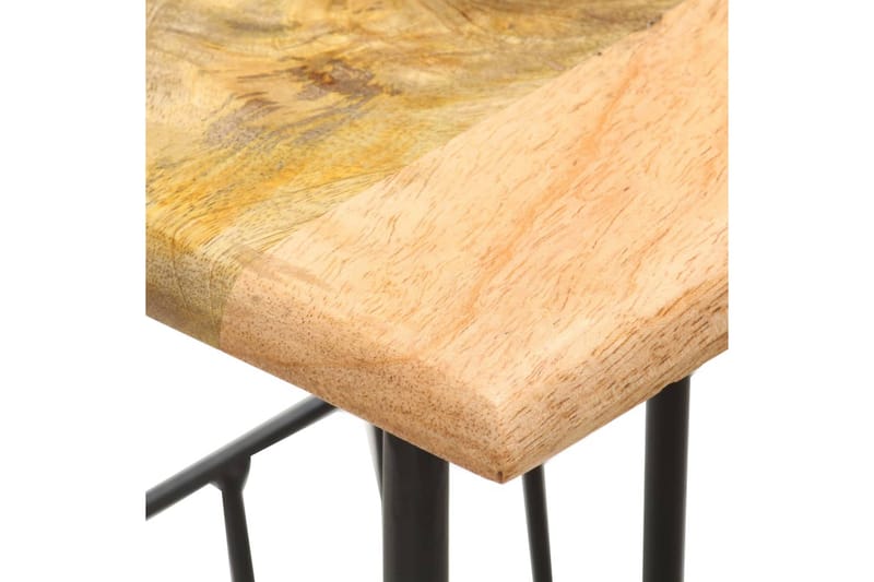 Magasinholder 40X30X50 cm Massivt Mangotræ Og Stål - Opbevaring - Opbevaring til småting