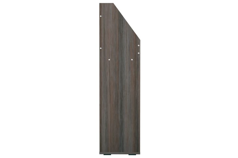magasinholder til børn 71x30x114 cm spånplade grå og sonoma- - Grå - Opbevaring - Opbevaring til småting