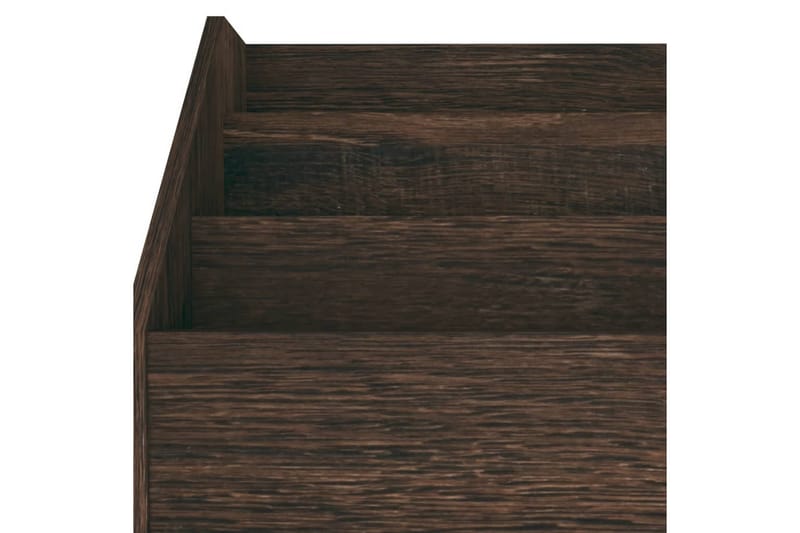 magasinholder til børn 71x30x78,5 cm spånplade røget eg - Brun - Opbevaring - Opbevaring til småting