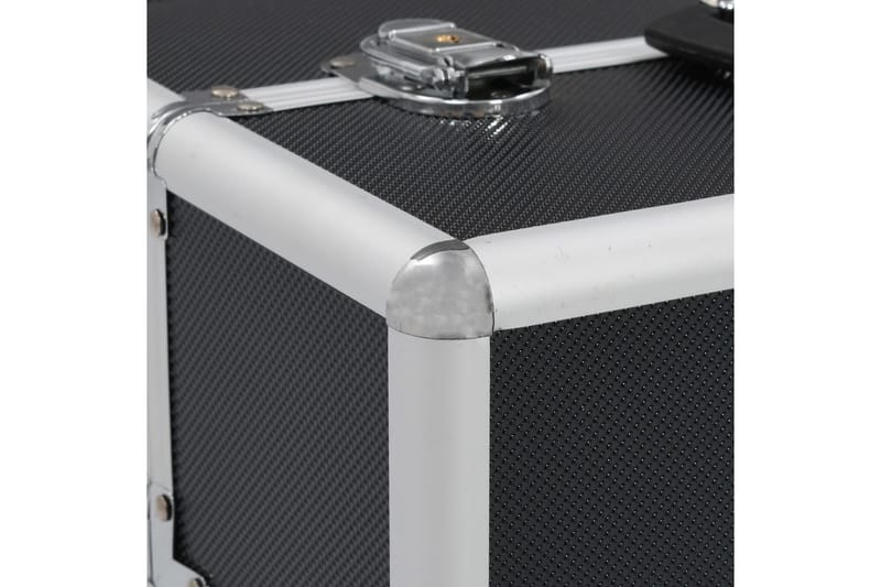 makeupkuffert 37 x 24 x 35 cm sort aluminium - Opbevaring - Opbevaring til småting