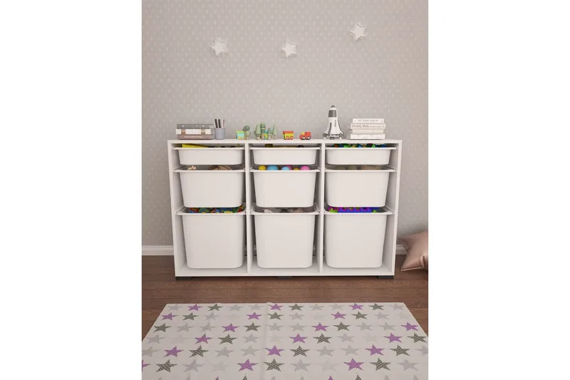 Multifunktionsskab Belna White - Hvid - Opbevaring - Opbevaring til småting - Kurve & kasser