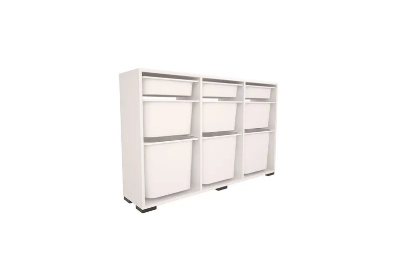 Multifunktionsskab Belna White - Hvid - Opbevaring - Opbevaring til småting - Kurve & kasser