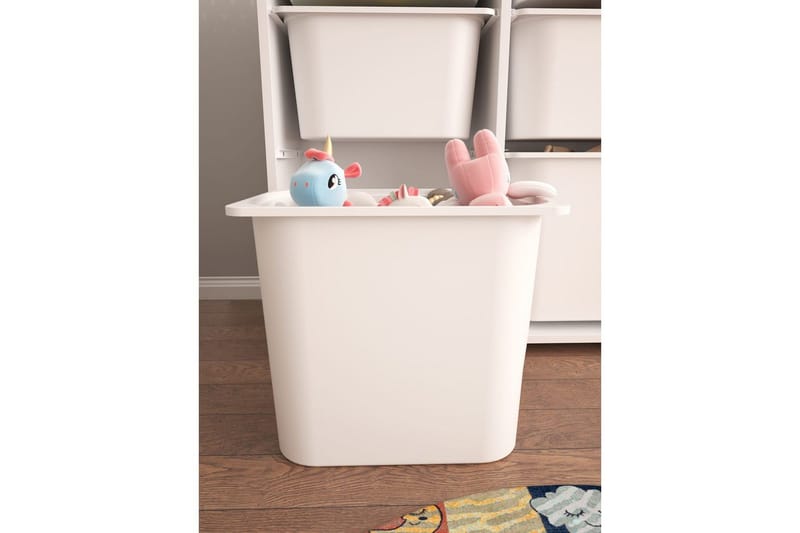 Multifunktionsskab Carla Hvid - Hvid - Opbevaring - Opbevaring til småting - Kurve & kasser