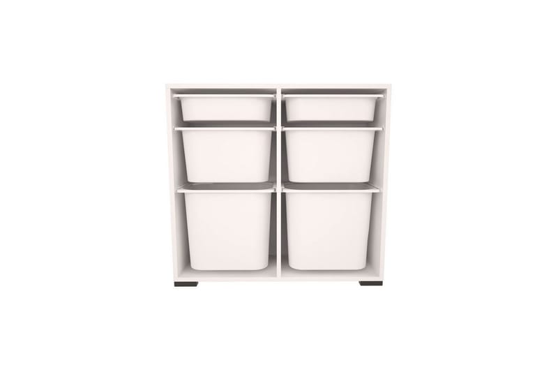 Multifunktionsskab Carla Hvid - Hvid - Opbevaring - Opbevaring til småting - Kurve & kasser