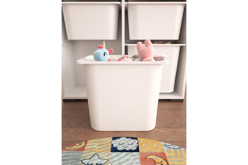 Multifunktionsskab Carla Hvid - Hvid - Opbevaring - Opbevaring til småting - Kurve & kasser
