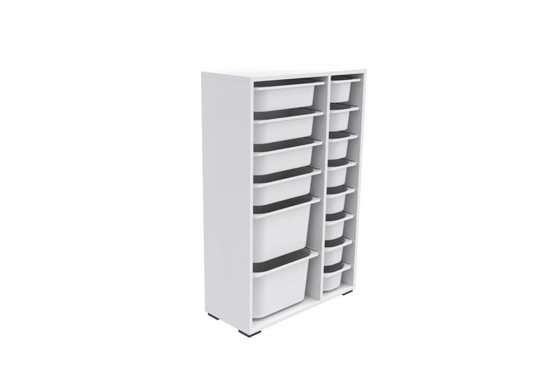 Multifunktionsskab Havor Hvid - Hvid - Opbevaring - Opbevaring til småting - Kurve & kasser