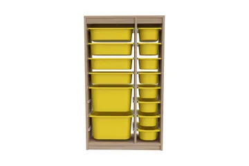 Multifunktionsskab Montana (69 x 112,2 x 29,6 cm) Sonomo / Gul