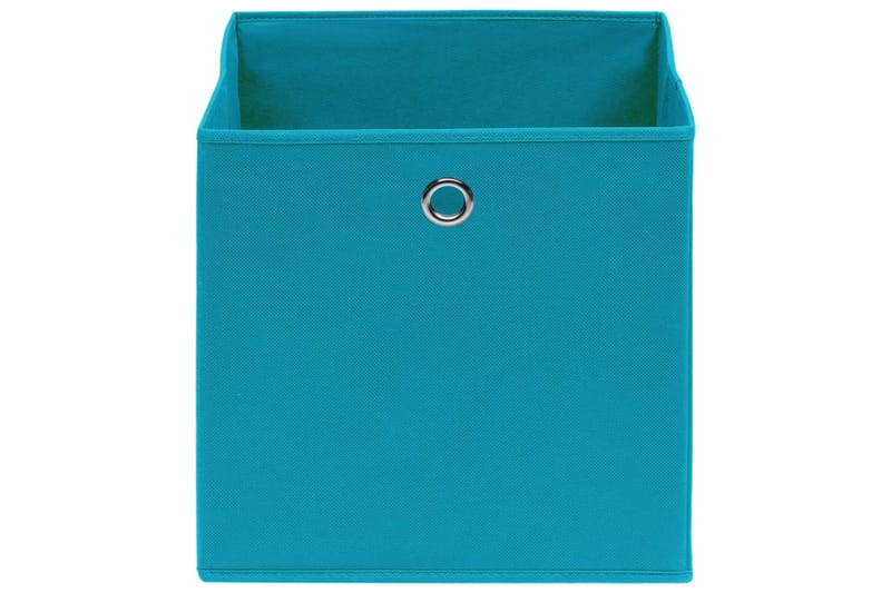 Opbevaringskasser 4 Stk. 32x32x32 Stof Babyblå - Kurve & kasser