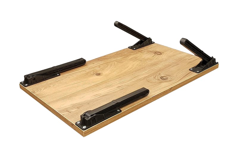 Bourdeau Bærbarcomputer stativ 25 cm - Træ/natur/Sort - Opbevaring - Opbevaring til småting - Opbevaringsstativ - Bærbarstativ