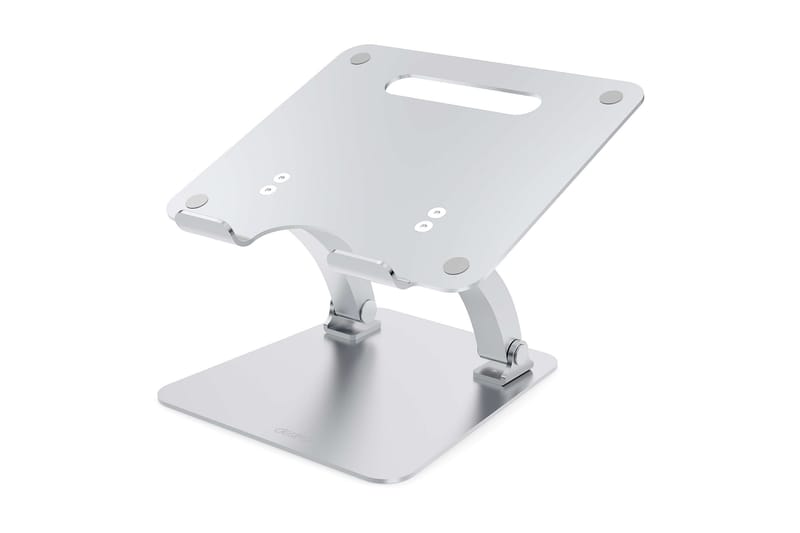 Laptopstativ Desire2 Dual Pivot Riser Justerbar Aluminium Sølv, Sølv