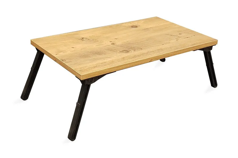 Nekeisha Bærbarcomputer stativ 25 cm, Træ/natur/Sort