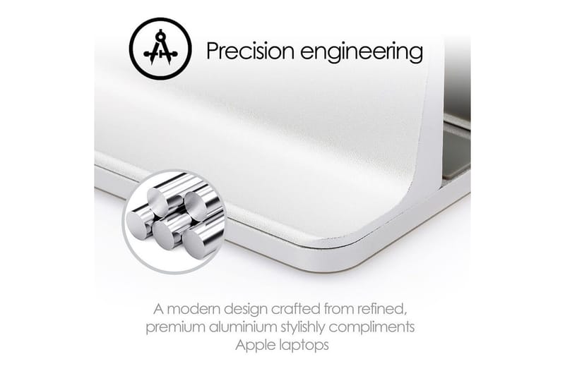 Bordstativ Desire2 til Mac/Ultrabooks - Sølv - Opbevaring - Opbevaring til småting - Opbevaringsstativ - Bærbarstativ