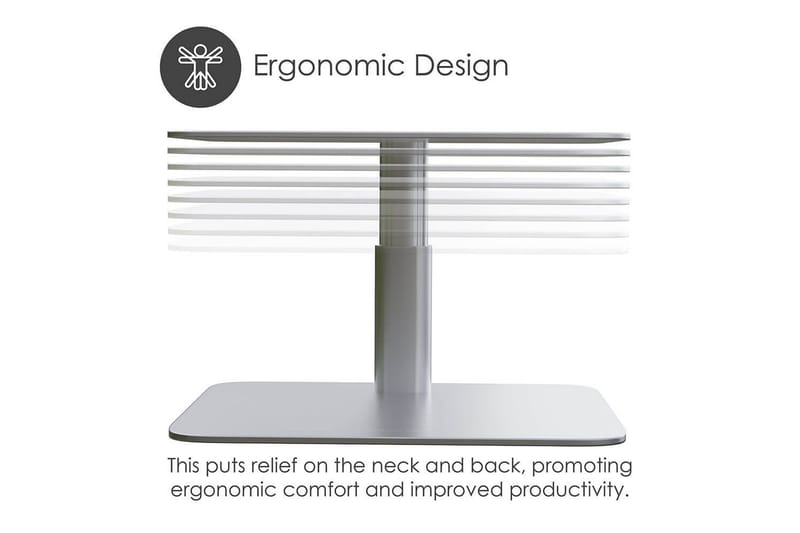 Computerstativ Desire2 Vertikalt Justerbart - Sølv - Opbevaring - Opbevaring til småting - Opbevaringsstativ - Bærbarstativ