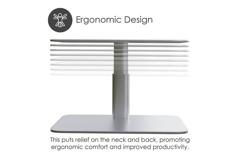Computerstativ Desire2 Vertikalt Justerbart - Sølv - Opbevaring - Opbevaring til småting - Opbevaringsstativ - Bærbarstativ