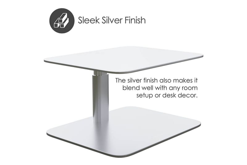 Computerstativ Desire2 Vertikalt Justerbart - Sølv - Opbevaring - Opbevaring til småting - Opbevaringsstativ - Bærbarstativ