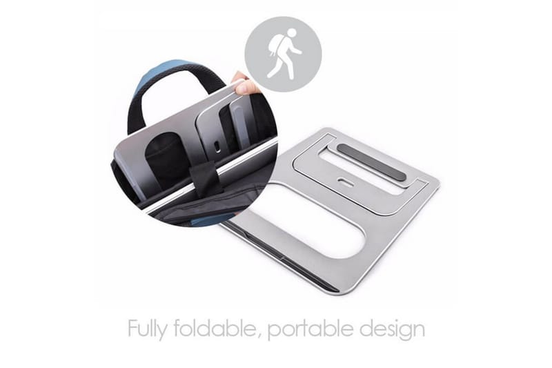 Laptopstativ Desire2 Bærbar Sølv - Sølv - Opbevaring - Opbevaring til småting - Opbevaringsstativ - Bærbarstativ