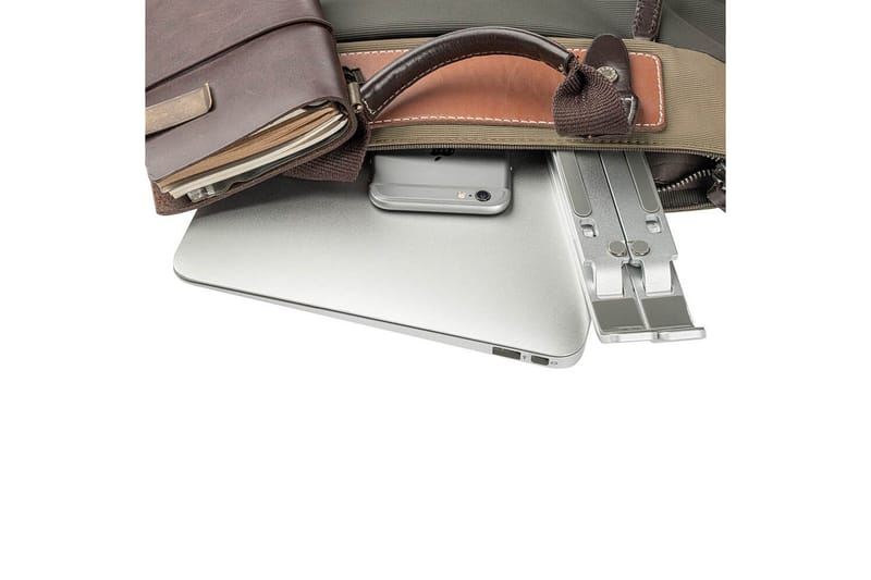 Laptopstativ Desire2 Sammenklappelig X-format Aluminium Sølv - Sølv - Opbevaring - Opbevaring til småting - Opbevaringsstativ - Bærbarstativ