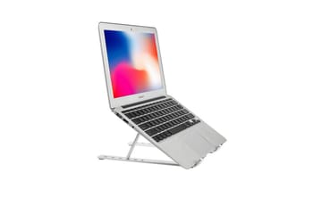 Laptopstativ Desire2 Sammenklappelig X-format Aluminium Sølv - Sølv - Opbevaring - Opbevaring til småting - Opbevaringsstativ - Bærbarstativ
