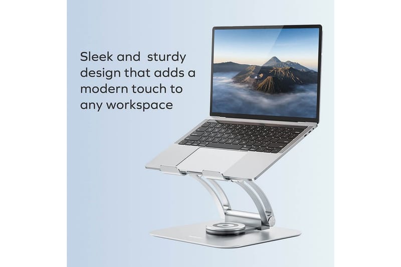 Laptopstativ Desire2 Supreme Dual Pivot Plus Silver - Sølv - Opbevaring - Opbevaring til småting - Opbevaringsstativ - Bærbarstativ