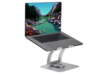 Laptopstativ Desire2 Supreme Dual Pivot Plus Silver - Sølv - Opbevaring - Opbevaring til småting - Opbevaringsstativ - Bærbarstativ