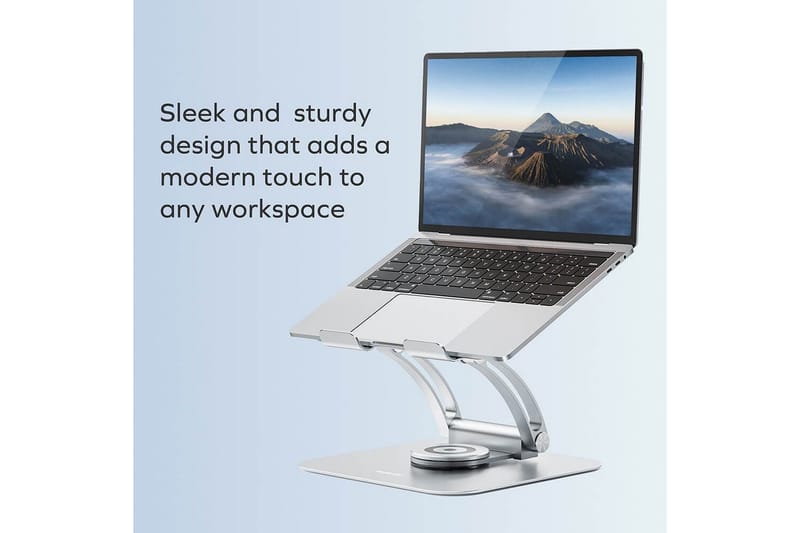 Laptopstativ Desire2 Supreme Dual Pivot Plus Silver - Sølv - Opbevaring - Opbevaring til småting - Opbevaringsstativ - Bærbarstativ