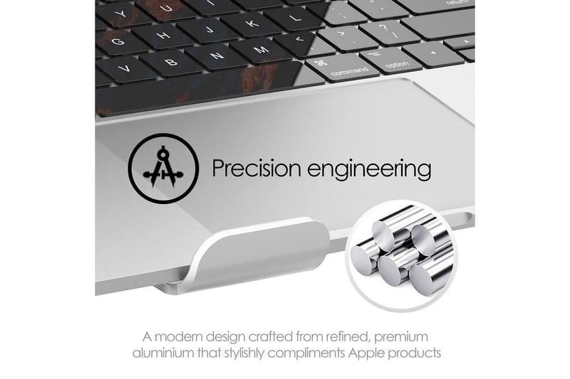 Laptopstativ Desire2 Supreme Pro Aluminium Silver - Sølv - Opbevaring - Opbevaring til småting - Opbevaringsstativ - Bærbarstativ
