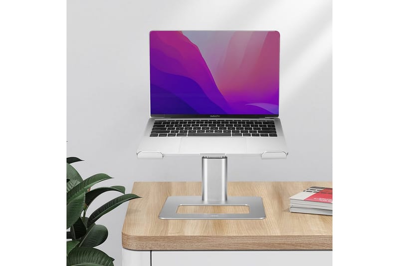 Laptopstativ Desire2 Vertikalt Justerbart - Sølv - Opbevaring - Opbevaring til småting - Opbevaringsstativ - Bærbarstativ