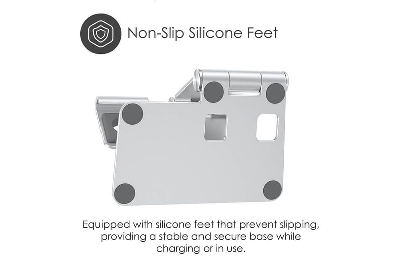 Opladningsstativ Desire2 til Apple Watch Silver - Sølv - Opbevaring - Opbevaring til småting - Opbevaringsstativ - Mobilstativ