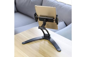 Tablet-holder Desire2 2-i-1 XL væg og bærbar - Sort - Opbevaring - Opbevaring til småting - Opbevaringsstativ - Bærbarstativ