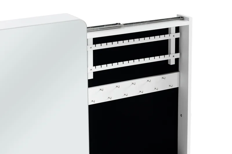 Verdansk Vægskab med Spejl - Hvid - Opbevaring - Opbevaring til småting - Smykkeskab