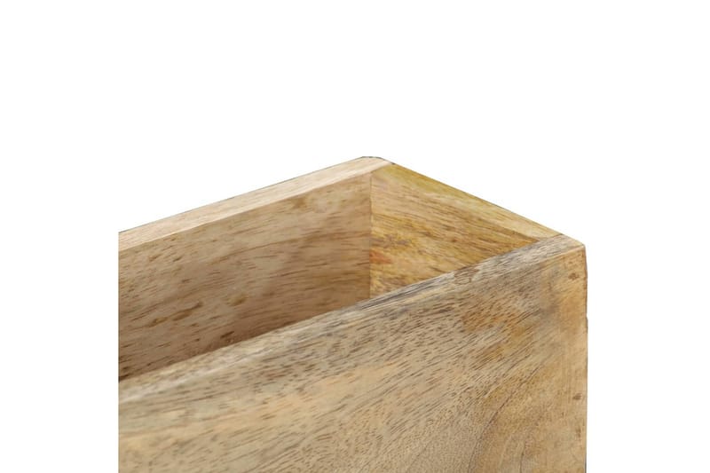 Væghængt Magasinholder 30X11X72 cm Massivt Mangotræ - Opbevaring - Opbevaring til småting