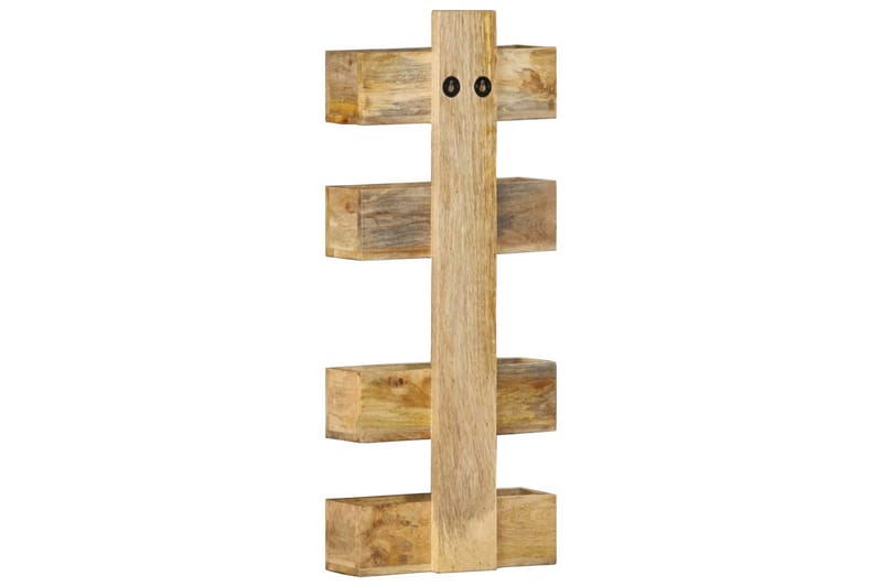 Væghængt Magasinholder 30X11X72 cm Massivt Mangotræ - Opbevaring - Opbevaring til småting