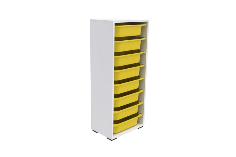 Versa Opbevaringskasser 45,5 cm - Gul/Hvid - Opbevaring - Opbevaring til småting - Kurve & kasser