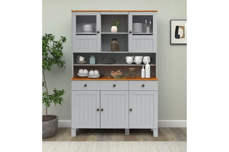 Alby Skænk 125 cm - Grå - Opbevaring - Opbevaringsmøbler - Skænke & sideboards