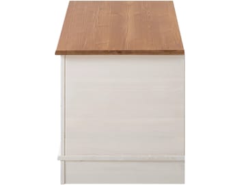 Anita Opbevaringskiste 80 cm - Hvid/Honning - Opbevaring - Opbevaringsmøbler - Kister