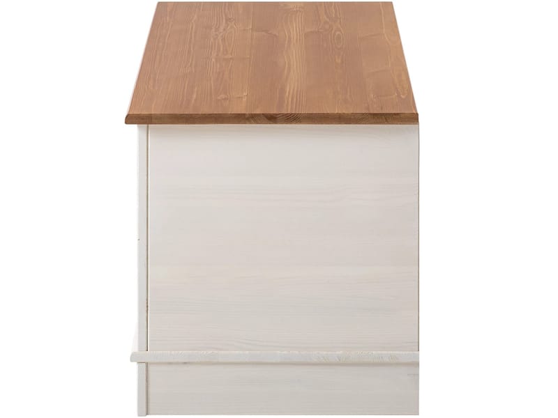 Anita Opbevaringskiste 80 cm - Hvid/Honning - Opbevaring - Opbevaringsmøbler - Kister