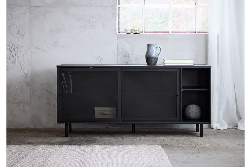 Annabel Kommode 160 cm - Sort - Opbevaring - Opbevaringsmøbler - Skænke & sideboards