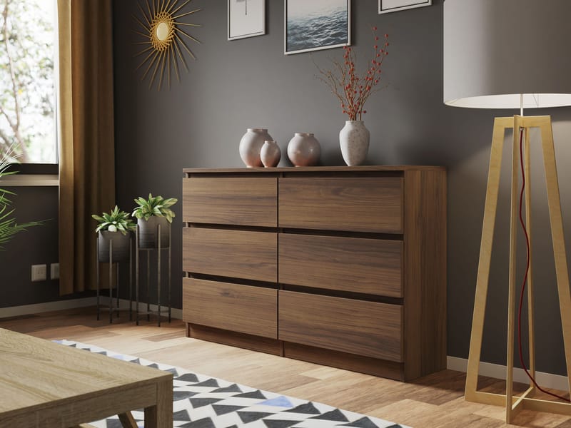 Basildon kommode 120 cm - brun - Opbevaring - Opbevaringsmøbler - Kommode