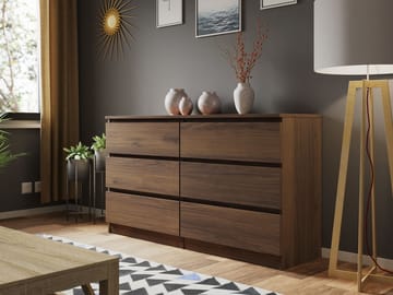 Basildon kommode 138 cm - brun - Opbevaring - Opbevaringsmøbler - Kommode