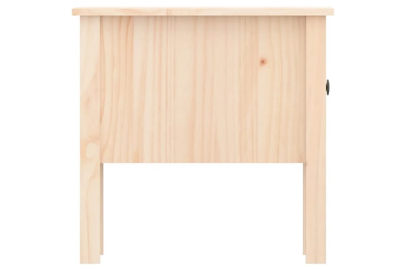 beBasic sidebord 50x50x49 cm massivt fyrretræ - Brun - Skænke & sideboards