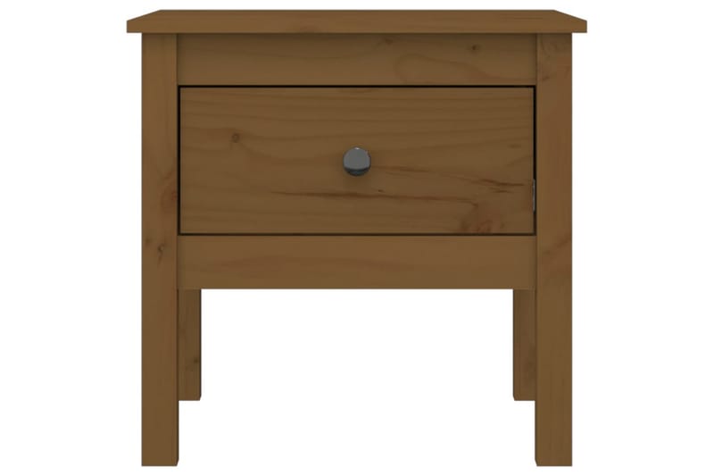 beBasic sidebord 50x50x49 cm massivt fyrretræ gyldenbrun - Brun - Opbevaring - Opbevaringsmøbler - Skænke & sideboards
