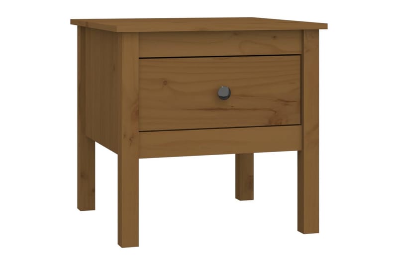 beBasic sidebord 50x50x49 cm massivt fyrretræ gyldenbrun - Brun - Opbevaring - Opbevaringsmøbler - Skænke & sideboards