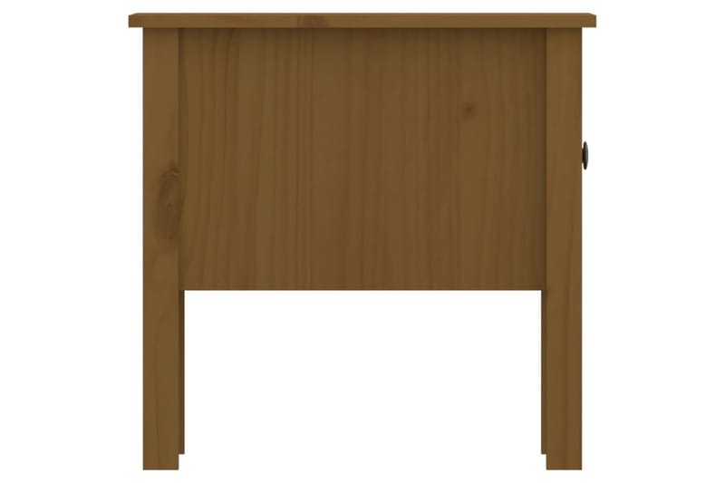 beBasic sidebord 50x50x49 cm massivt fyrretræ gyldenbrun - Brun - Opbevaring - Opbevaringsmøbler - Skænke & sideboards