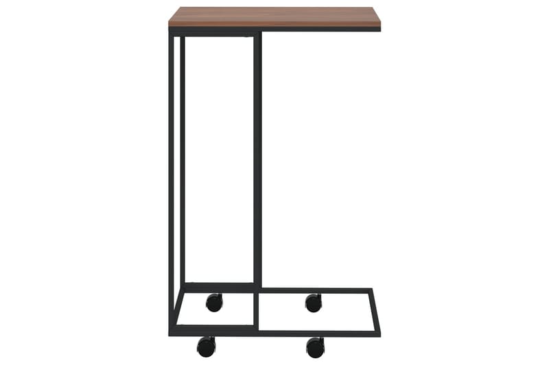 beBasic sidebord med hjul 40x30x63,5 cm konstrueret træ sort - Sort - Skænke & sideboards